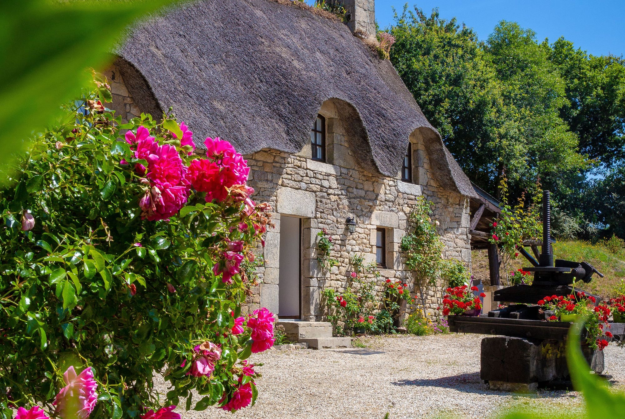 La Chaumiere behind our Historic Cider Press